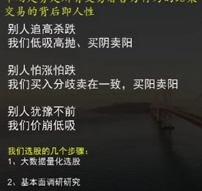 [股票课程]克服人性弱点交易法视频课程15节